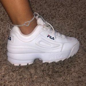 White Fila Disruptor 2 Women’s